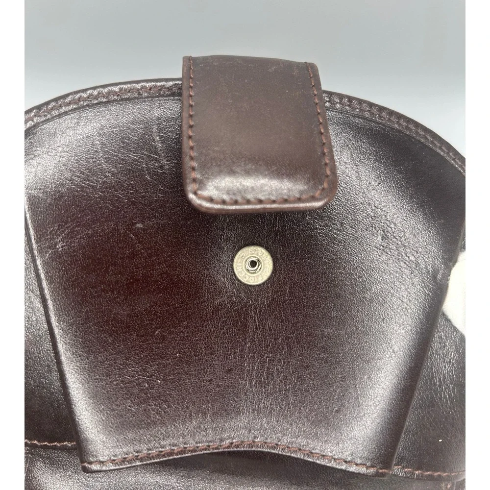 Fendi Zucca Monogram Leather Canvas Bi Fold Wallet‎ Brown#290
